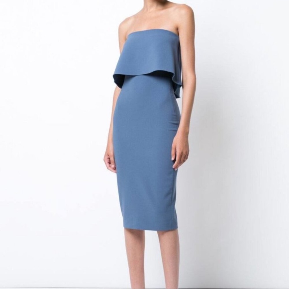 Likely Driggs Slate Blue Midi Dress